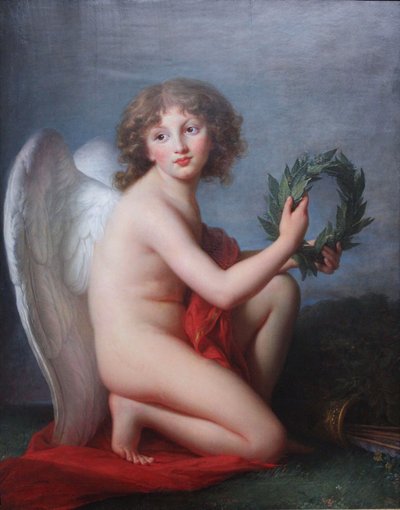 Portrait of Prince Heinrich Lubomirski as Genius of Fame by Elisabeth Louise Vigee Lebrun